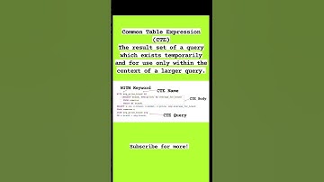 #sql #sqlcoding #cte #commontableexpression #subquery #codinglofe #programminglife #sqlinterviews