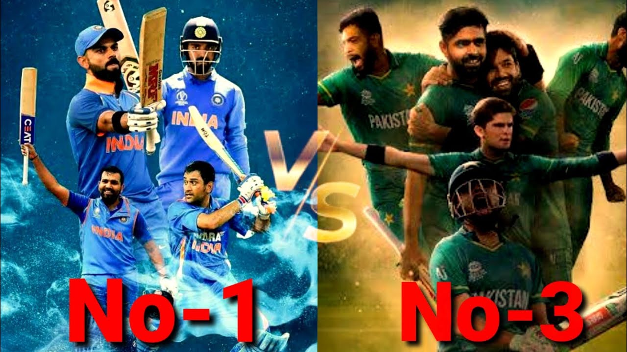 India Vs Pakistan Full Details Comparison Videos,#cricketlive ...