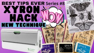BEST TIPS EVER #8 XYRON 9” CREATIVE STATION HACK | NEW EASY TECHNIQUE YOU GOT TO TRY! 😱