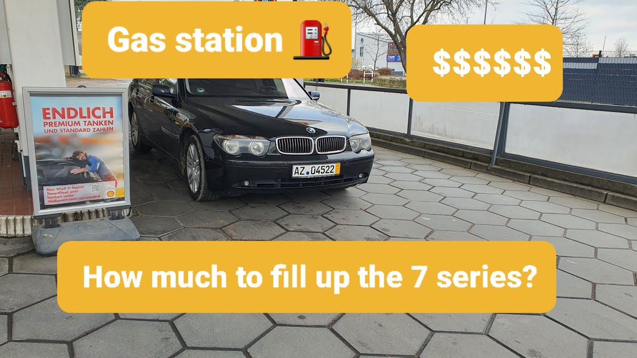 How much $$$$ costs to fill up a Bmw 7 series 🤔 😳 😅 💸 - YouTube