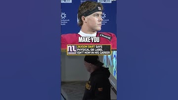 Jaxson Dart Unbothered by Commanders’ "RB first" Comments 🏈👀 #NFL #JaxsonDart #Giants #football
