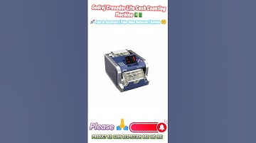 Godrej Crusader Lite Cash💵 Counting Machine🚀Fast  Accurate Fake note Detector Review#shorts#trending