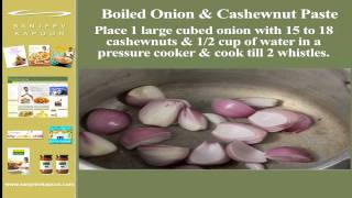 waterval zuurstof voordelig Boiled Onion & Cashewnut Paste - YouTube