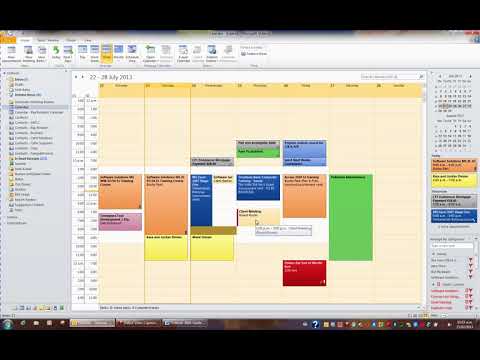 Microsoft Outlook 2010 Mastering Video 46 Appointments