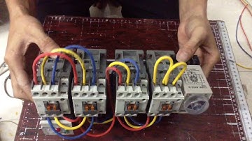 Hướng dẫn lắp mạch động lực cho động cơ chạy Thuận - Ngược - Sao - Tam Giác  (Star - triangle)