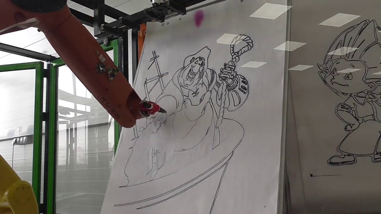 Робот который рисует