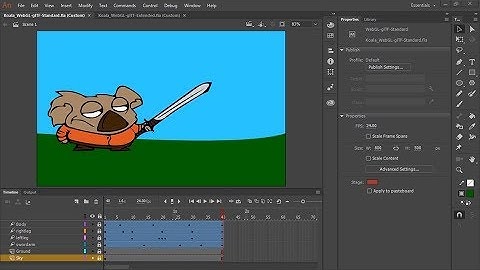 Adobe Animate | How to export to WebGL-glTF export