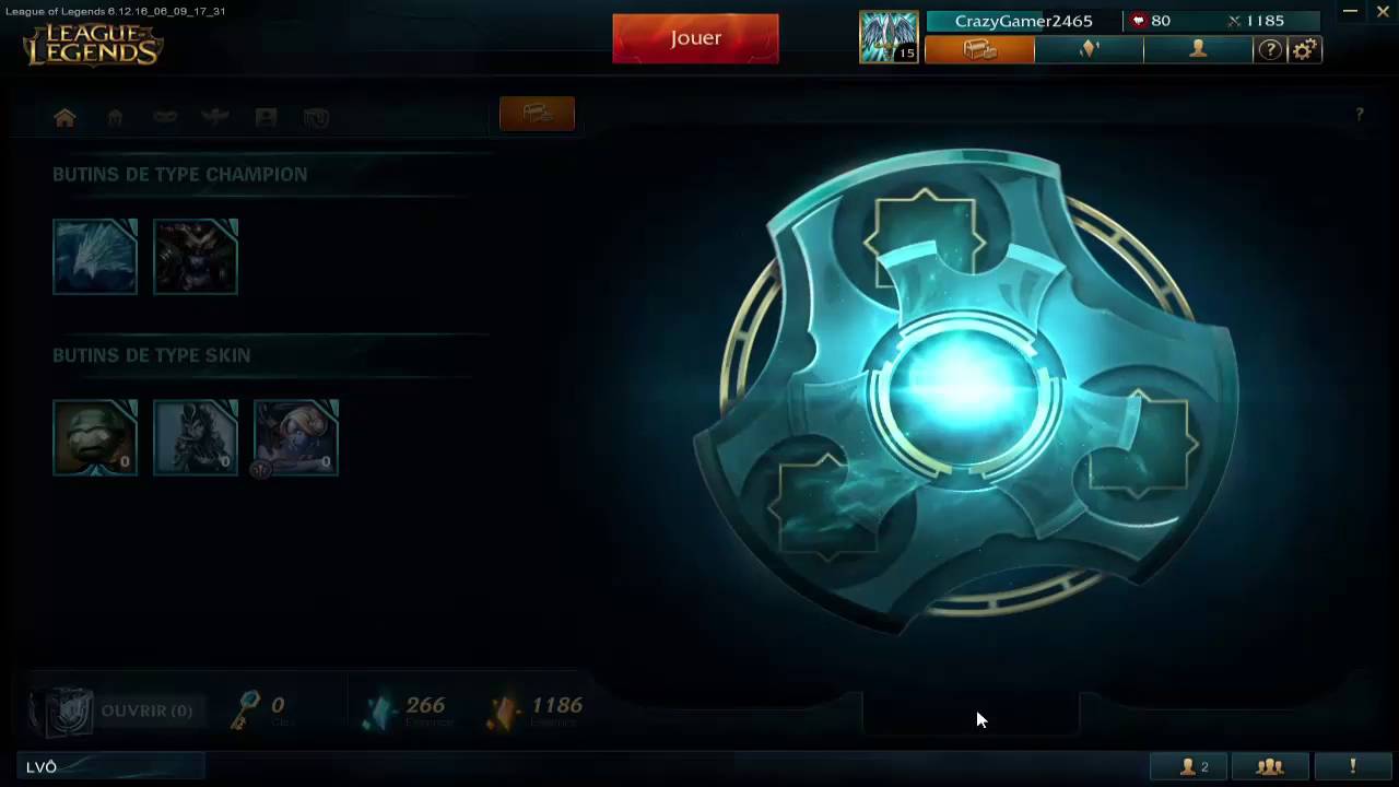 Ouverture d'un coffre Hextech sur League of Legends #3 - YouTube
