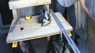 A detailed tutorial on how to build a rock solid reloading bench.