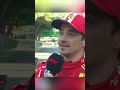 Charles Leclerc talks about what winning the F1 Monaco Grand Prix at home means to him 🥹 #shorts