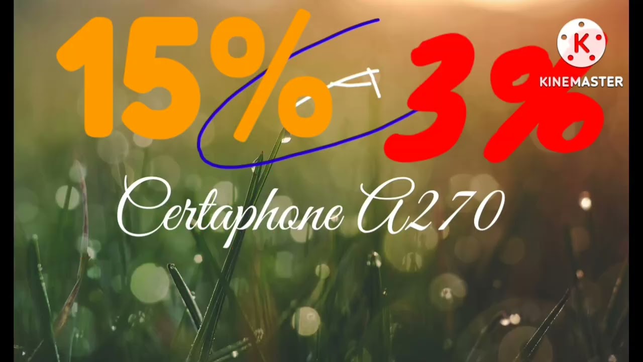 Certaphone A300 low battery empty 65% to 0% moydime is next