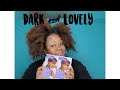 Coloring my natural hair CRIMSON MOON by Dark and Lovely