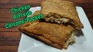 Chicken Alfredo Calzone Pocket