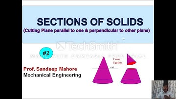 Sections of Solids (Orientation)Lec- 2 |Cutting Plane Parallel to One & Perpendicular to Other Plane