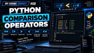 Python Mein Comparison Operators Kya Hote Hain | Complete Beginner Guide #08