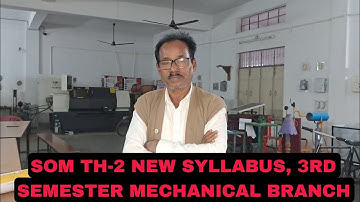Som th-2 new syllabus,semester Mechanical branch 😇।