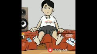 Story WA banjir jakarta terbaru animasi keren