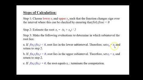 Bisection Method