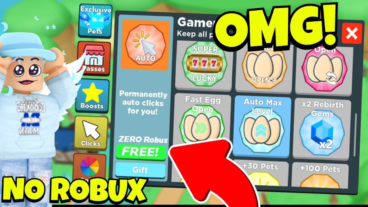 Auto Clicker  Roblox Gamepass - Rolimon's