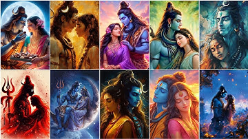 Lord Shiva & Parvati Dp images | Shiv Parvati cartoon dp image |Mahadev whatsapp dp/status/photo/dpz