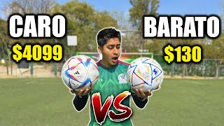BALÓN CARO VS BARATO ⚽️ ¿Hay mucha diferencia? ¿Vale la pena pagar menos? 🤔💰