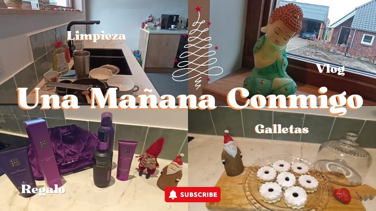 Una Mañana Conmigo ❄️ Preparo Galletas Linzer 🌲 #brisaenholanda #christmas #vlogdiario #cookies 