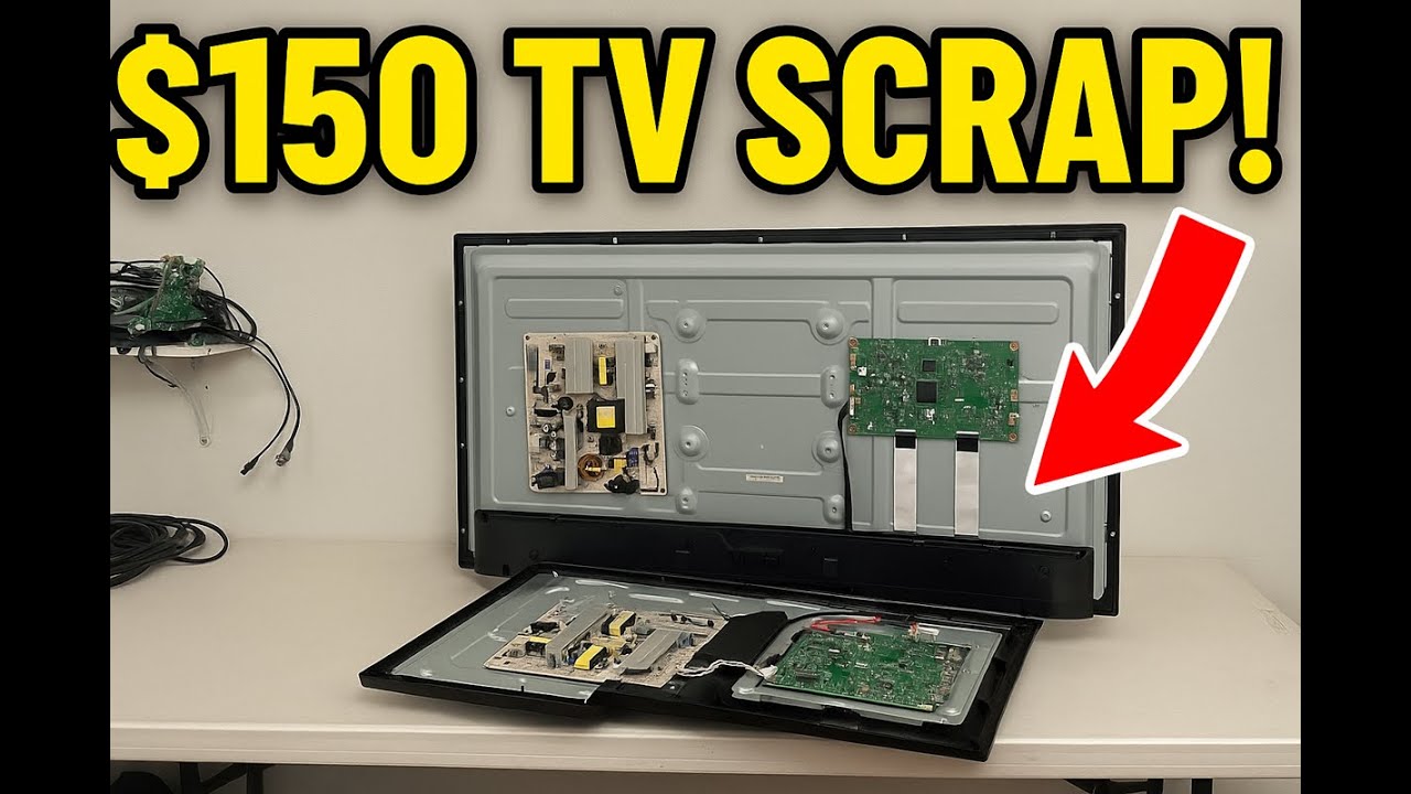 Scrapping a Vizio 70” TV for Gold & Parts — Can You Really Make