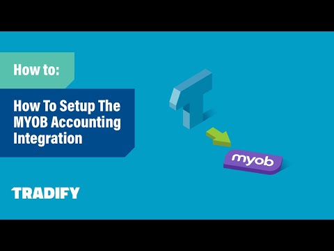 How to Set Up the MYOB AccountRight Integration in Tradify