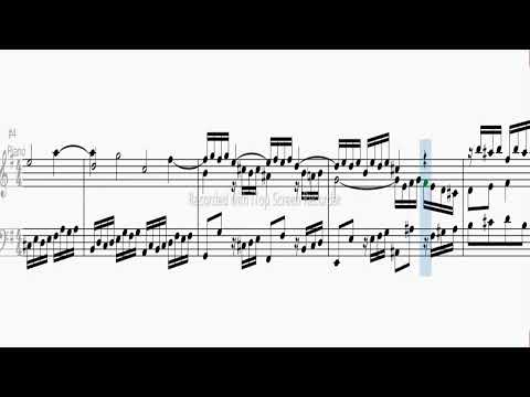 J S Bach Unfinished Prelude