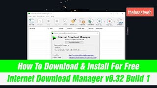 Internet Download Manager V6.32 Build 1 - Free Download Install