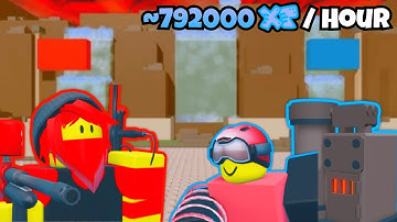 Easy AFK XP farm The Battle Bricks