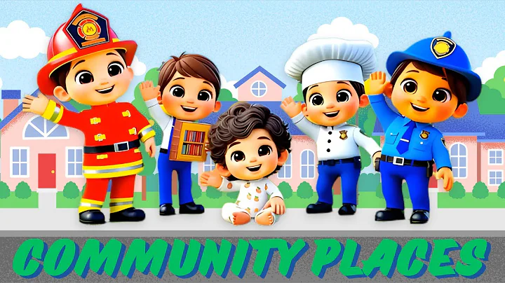 Community Places Song | Fun Learning Song for Kids About Places in Our Town