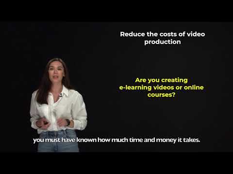 Create e-learning video in minutes