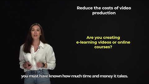 Create e-learning video in minutes