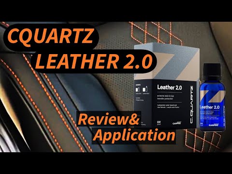 The ULTIMATE Leather Protection!! CarPro CQuartz Leather 2.0