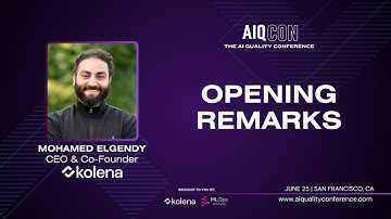 AIQCON Opening Remarks |  Mohamed Elgendy