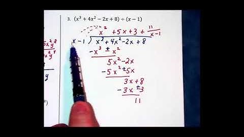 5.7b - Dividing Polynomials - Part 2