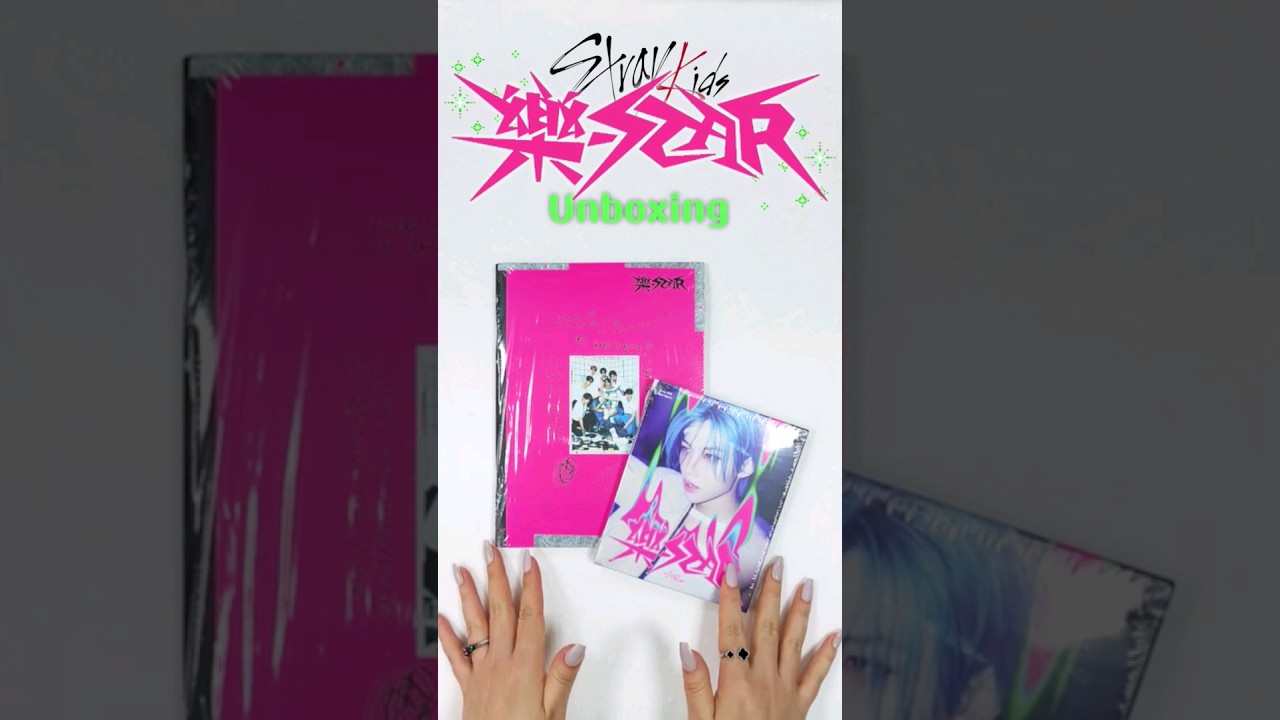 Stray Kids Rock-Star album Unboxing! Rock, Roll, Postcard and