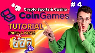 Como Usar Cripto Casino Online Coingames 🎰🃏