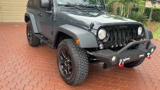 2018 Jeep Wrangler WILLYS WHEELER 4X4 AUTO BLUETOOTH XM 3.73 GEAR 1 LADY FL OWNER MINT 48K MILES! 2018 Jeep Wrangler WILLYS WHEELER 4X4 AUTO BLUETOOTH XM 3.73 GEAR 1 LADY FL OWNER MINT 48K MILES!