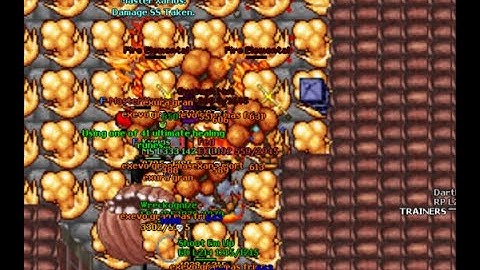 [Tibia 8.6] Pure uncut raw PVP footage in Thais -Master Xarios - LVL 250 MS - Goblin of GANG BANG