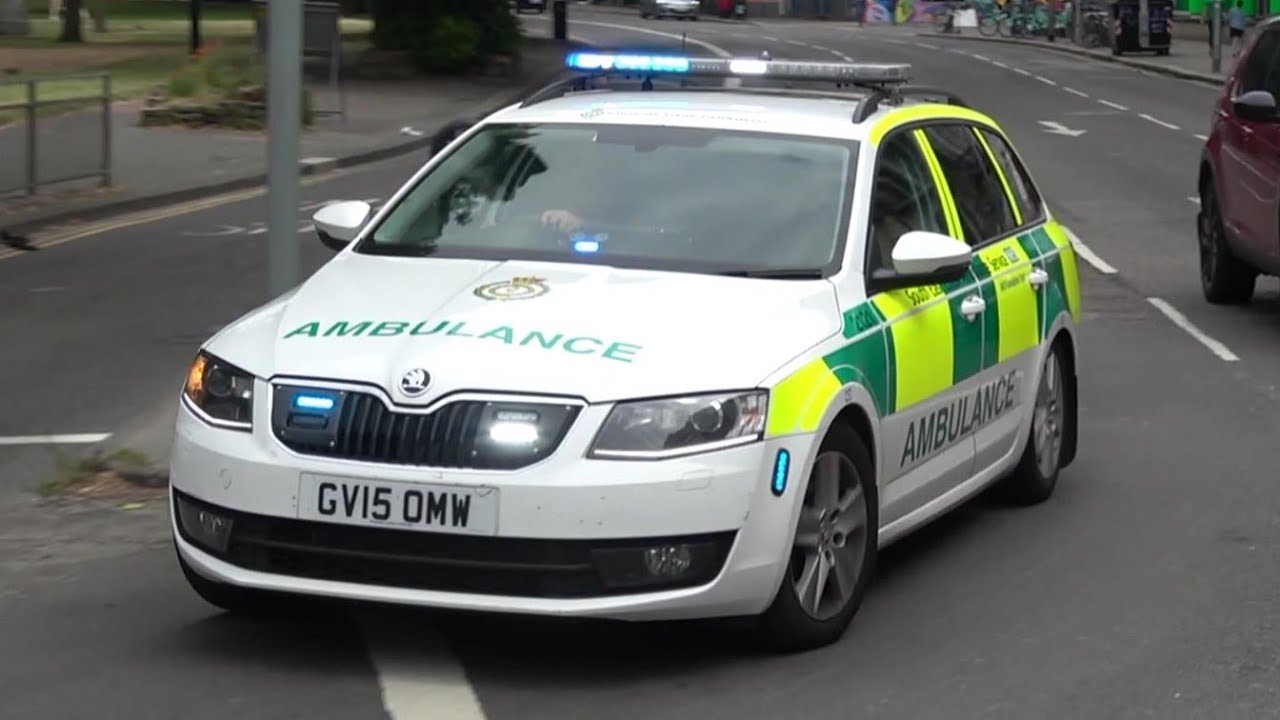 Emergency Ambulances responding in Brighton (Compilation)