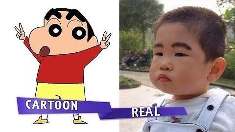 Shinchan characters in Real  Life ( Part 1) / shinchan character Reimagined