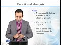 MTH641 Functional Analysis Lecture No 40