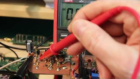 Preamplifier design and test