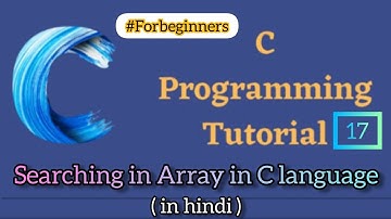 searching in arrays in c | searching element in array c program | searching and filter in array