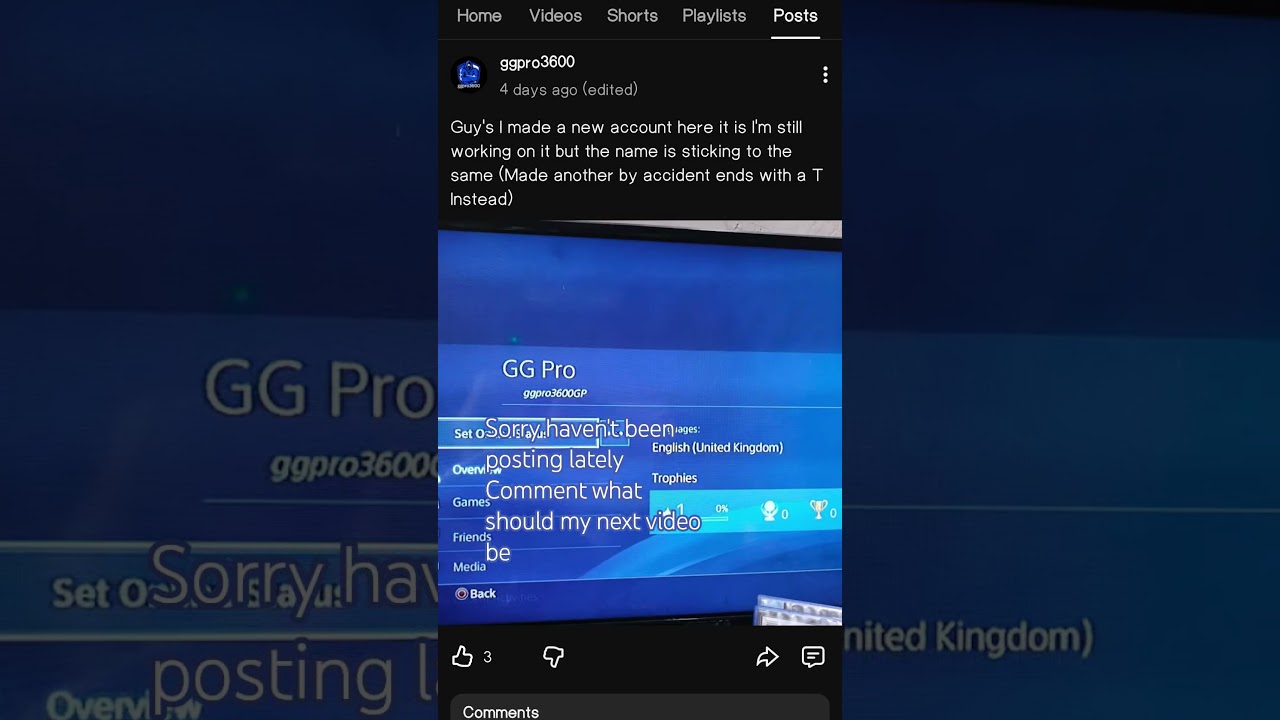 made a new account guy's (forgot to post it as a short ) 