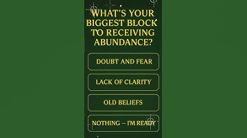 What’s Blocking Your Abundance? Pick One & Reveal the Truth #shorts