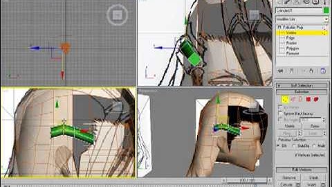 Byakuya 3d model - modelling tutorial part5 - box modeling