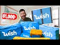 $1,000 Wish Mystery Box Unboxing!!